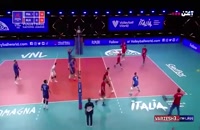 خلاصه بازی والیبال فرانسه - روسیه