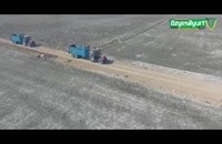 تریلی کودپاش دامی-شرکت جاوید کشت لیزری-Livestock fertilizer trailer