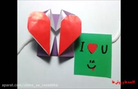 آموزش تصویری ساخت پاکت نامه عاشقانه برای هدیه ولنتاین