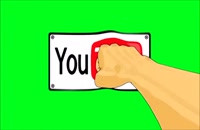 مشت زدن به لوگوی یوتیوب