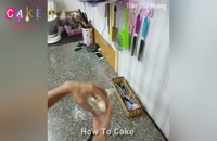 ویدیوی خوشمزه - کیک آرایی - آموزش تزیین کیک خوشمزه