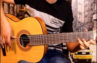 آموزش گیتار پاپ | گام دوماژور و تمرین انگشت گذاری گیتار | سایت  dordo.ir