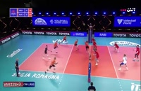 خلاصه بازی والیبال هلند - روسیه