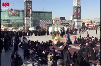 حضور جاماندگان اربعین در میدان امام حسین علیه‌السلام