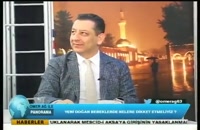 هنگام وقوع زمین لرزه در برنامه زنده تلویزیونی ترکیه