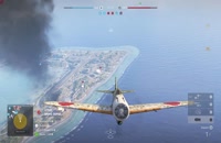 گیم پلی هواپیمای جنگنده ZERO A6M2 در بازی Battlefield V
