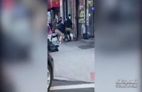 کتک زدن عابر به دست پلیس نیویورک