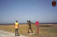 ویدیو حادثه وحشتناک هنگام تمرین نظامی