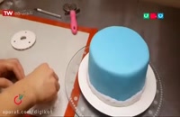 آموزش تزئین زیبای کیک