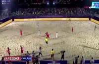 خلاصه فوتبال ساحلی ایران 6 - ژاپن 1