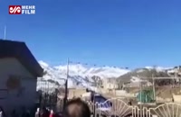 فیلمی از سقوط هواپیمای جنگی در کوه سبلان