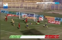 خلاصه مسابقه فوتبال نفت مسجد سلیمان 0 - نساجی مازندران 2