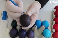 آموزش رنگ کردن تخم مرغ سفره هفت سین