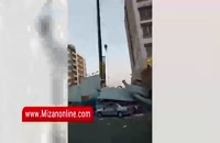 سقوط ستون‌ ساختمان در سعادت آباد تهران حادثه آفرید