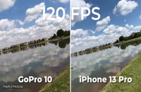 مقایسه دوربین GoPro HERO 10 و iPhone 13 Pro