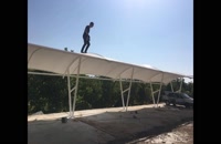 حقانی 09380039391-زیباترین سقف چادری اتومبیل شخصی- سایبان چادری پارکینگ پتروشیمی- پوشش سقف پایانه اتوبوسرانی