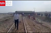 امدادرسانی اورژانس یزد به حادثه دیدگان قطار مشهد - یزد