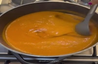 آموزش ویدیویی روش درست کردن سوپ گوجه