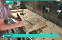 آموزش ساخت میز رزین پایه دار با چوب