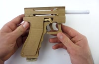 ساخت تفنگ خشاب دار با کارتن