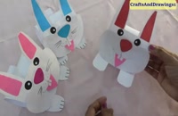 آموزش درست کردن خرگوش های کاغذی