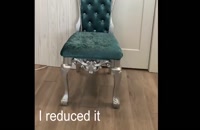 بازسازی صندلی قدیمی و تبدیل آن به صندلی لاکچری