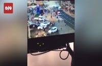 لحظه برخورد خودرو با جمعیت مردم در جنوب شرق ترکیه