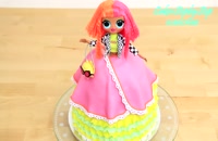 آموزش کیک عروسکی بسیار زیبا
