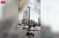 آتش‌سوزیدر یک مرکز خرید استانبول ترکیه