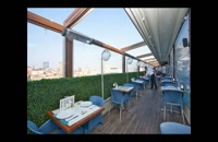 سقف متحرک باغ رستوران-- سایبان برقی کافی شاپ- سایبان برقی سالن غذا خوری