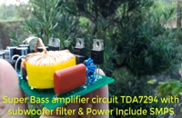 امپلی فایر TDA7297 با ورودی 220 ولت همراه با فیلتر ساب ووفر